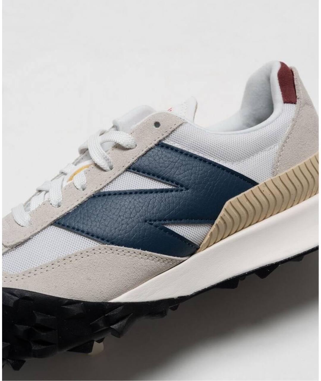 NEW BALANCE Белые замшевые низкие кроссовки / кеды, фото 7