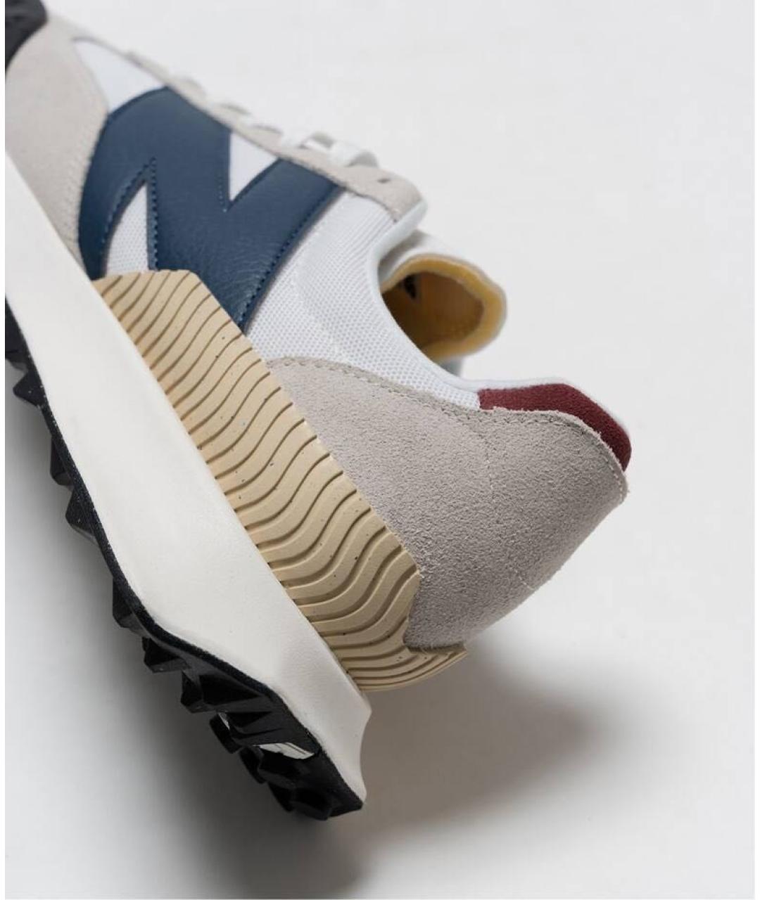 NEW BALANCE Белые замшевые низкие кроссовки / кеды, фото 8
