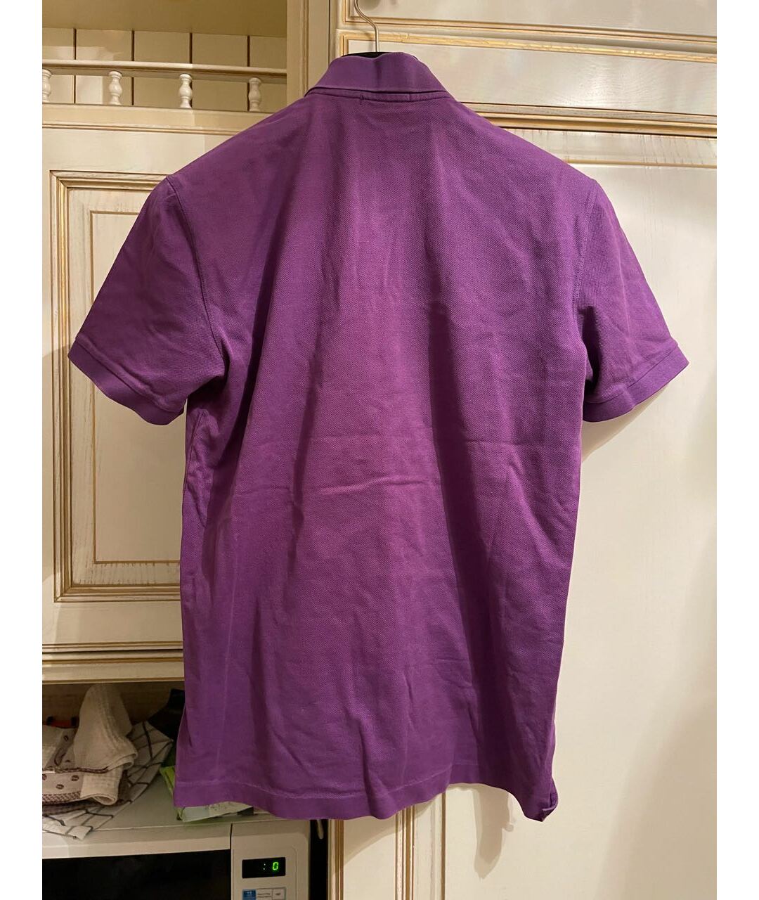 RALPH LAUREN Фиолетовое хлопковое поло с коротким рукавом, фото 2