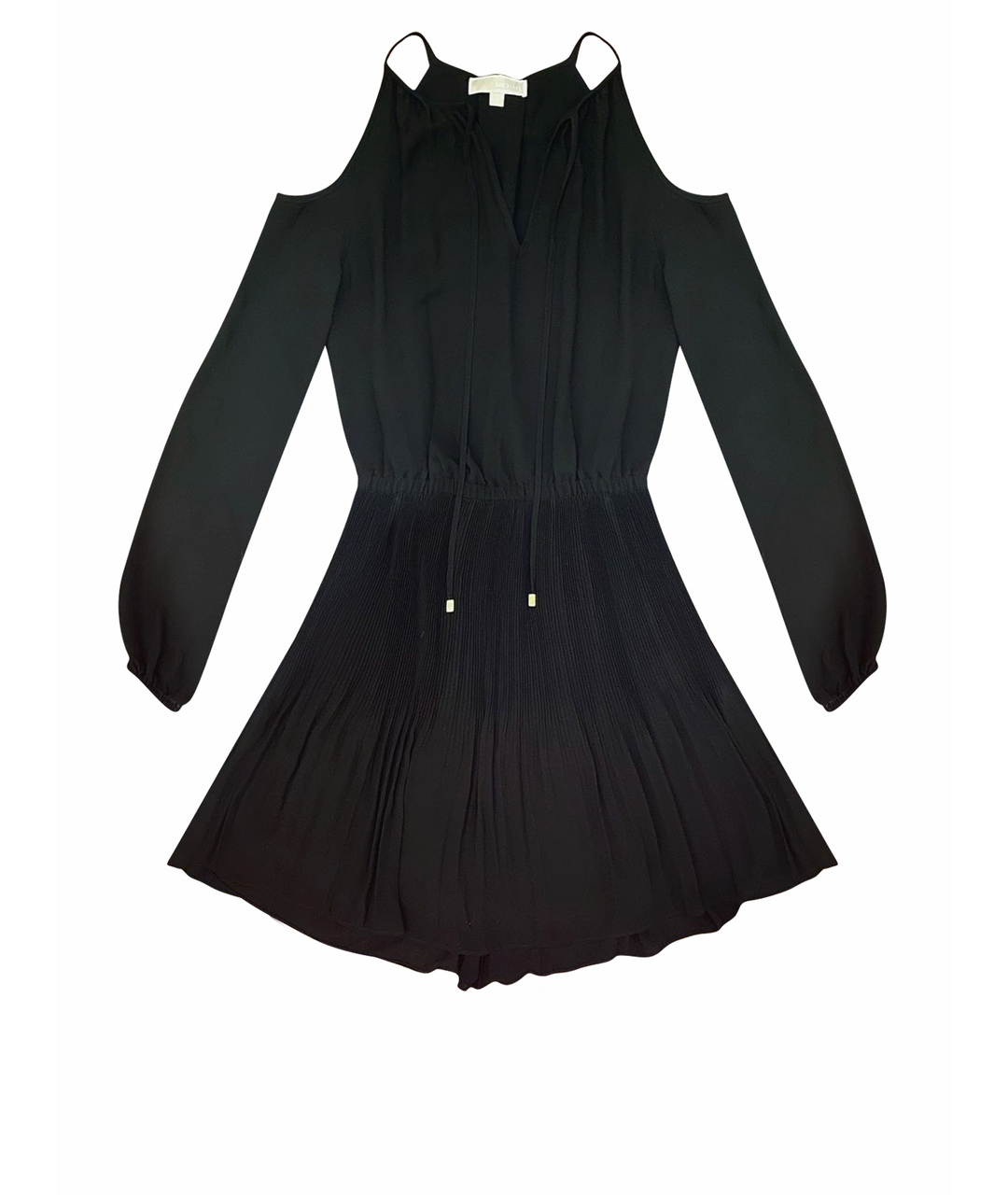 MICHAEL KORS Черное шелковое вечернее платье, фото 1