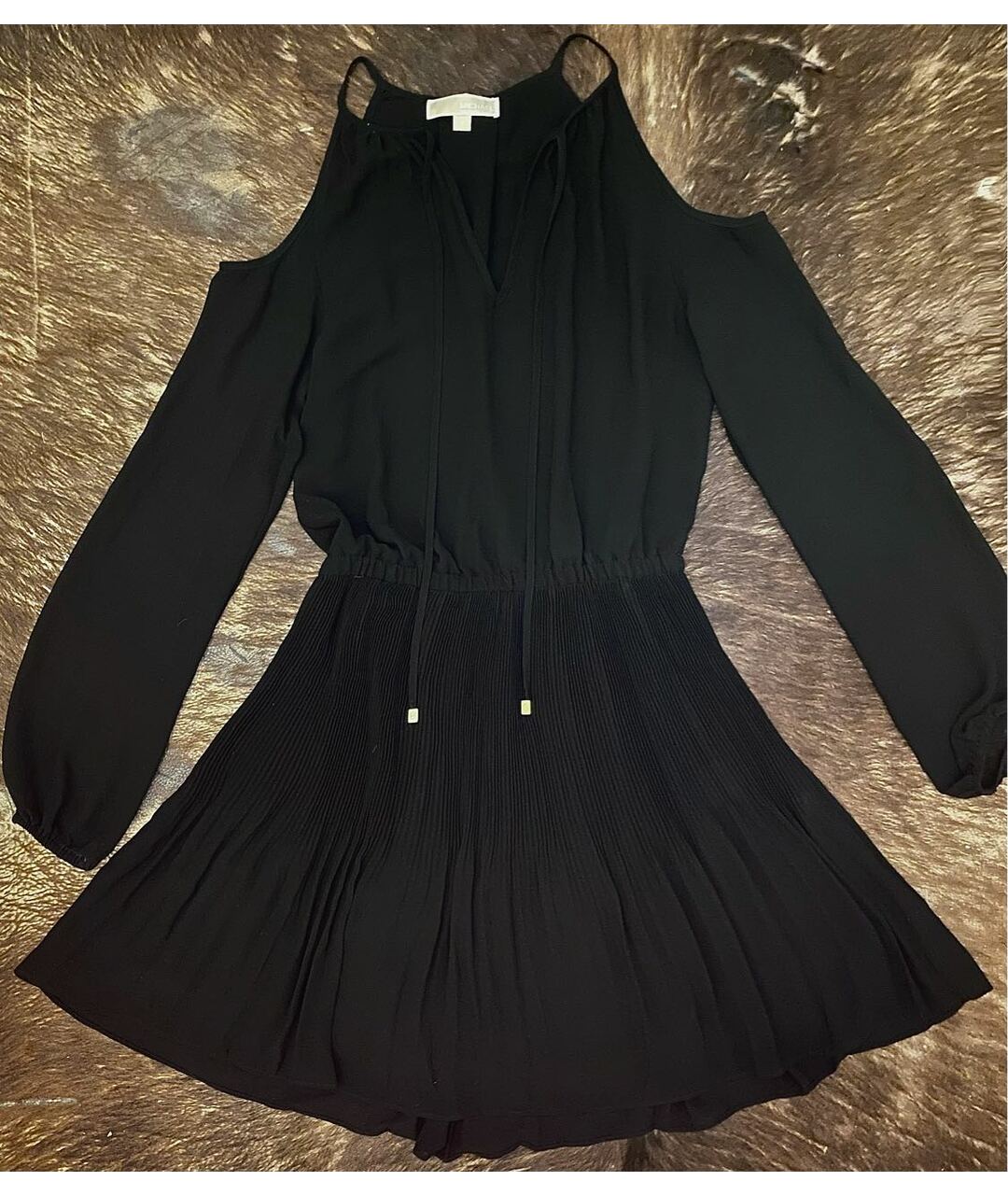 MICHAEL KORS Черное шелковое вечернее платье, фото 5