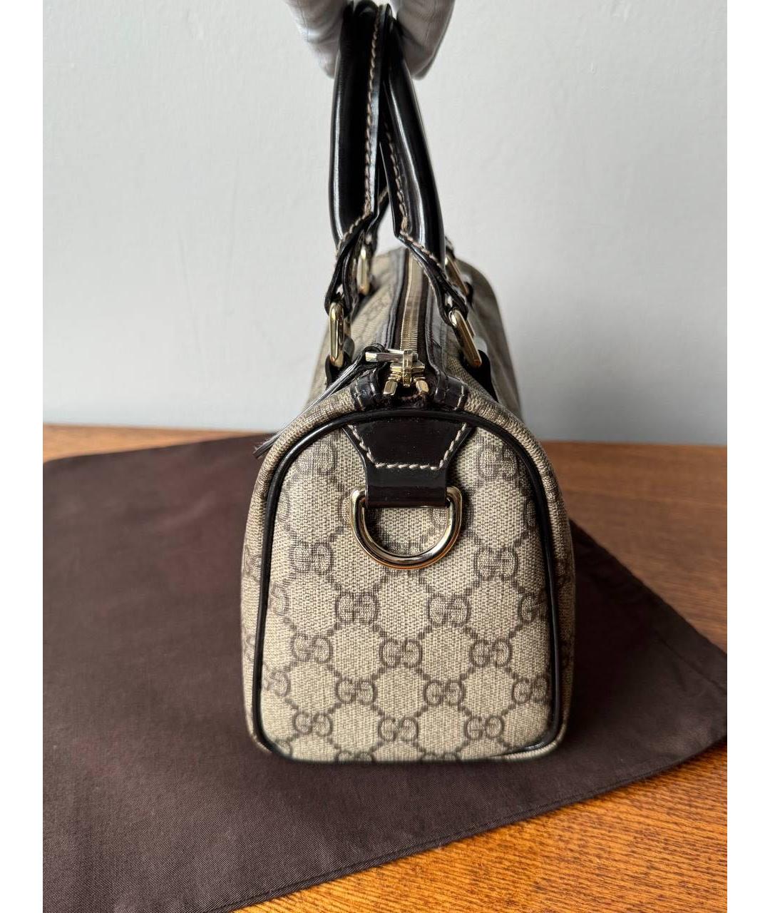 GUCCI Серая сумка с короткими ручками, фото 2