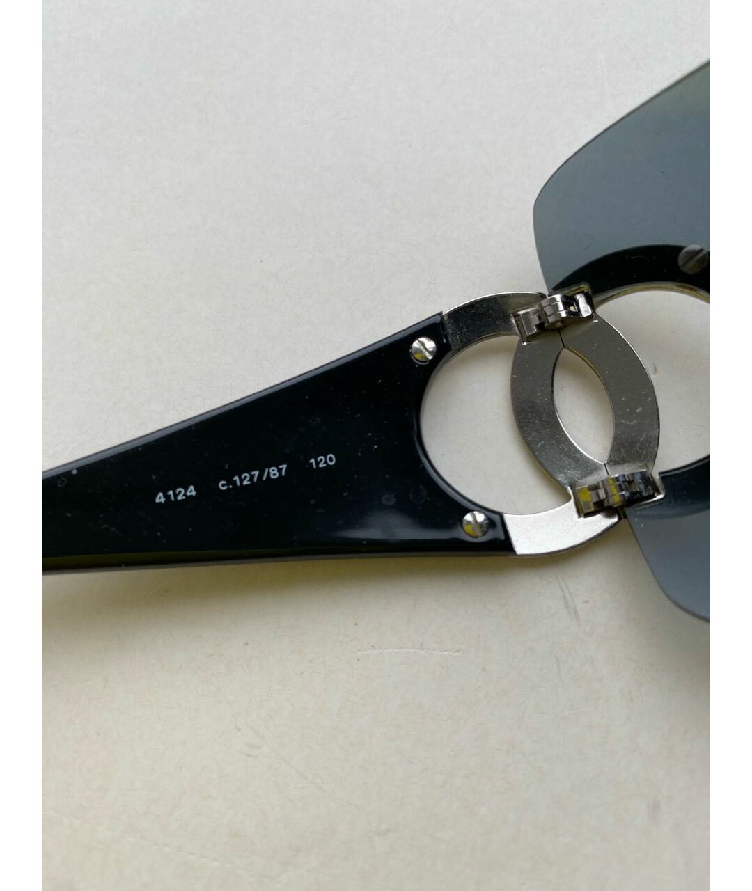 CHANEL PRE-OWNED Серые пластиковые солнцезащитные очки, фото 6