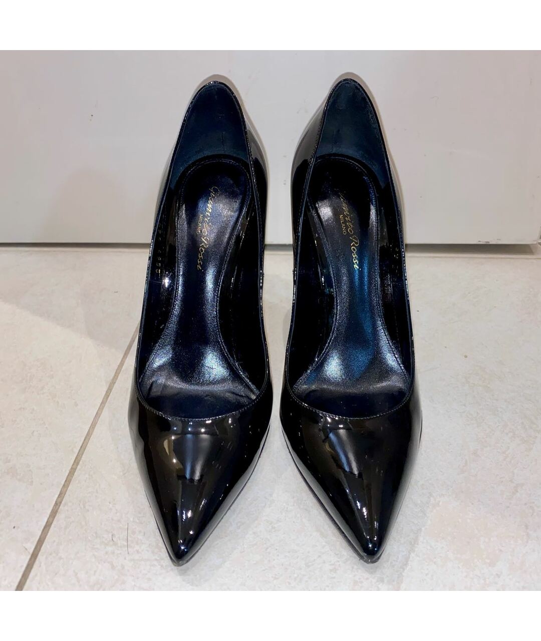 GIANVITO ROSSI Черные туфли из лакированной кожи, фото 2