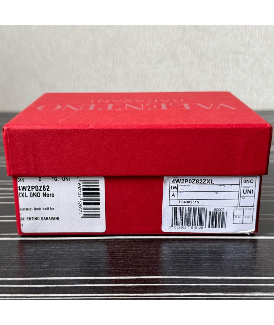 VALENTINO Черная кожаная сумка через плечо, фото 8