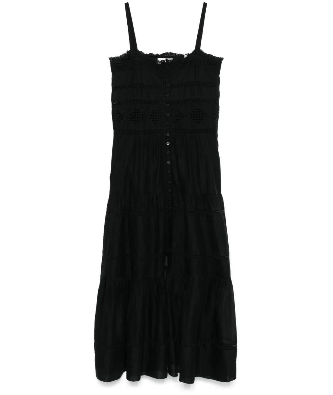 ISABEL MARANT Черное хлопковое повседневное платье, фото 1