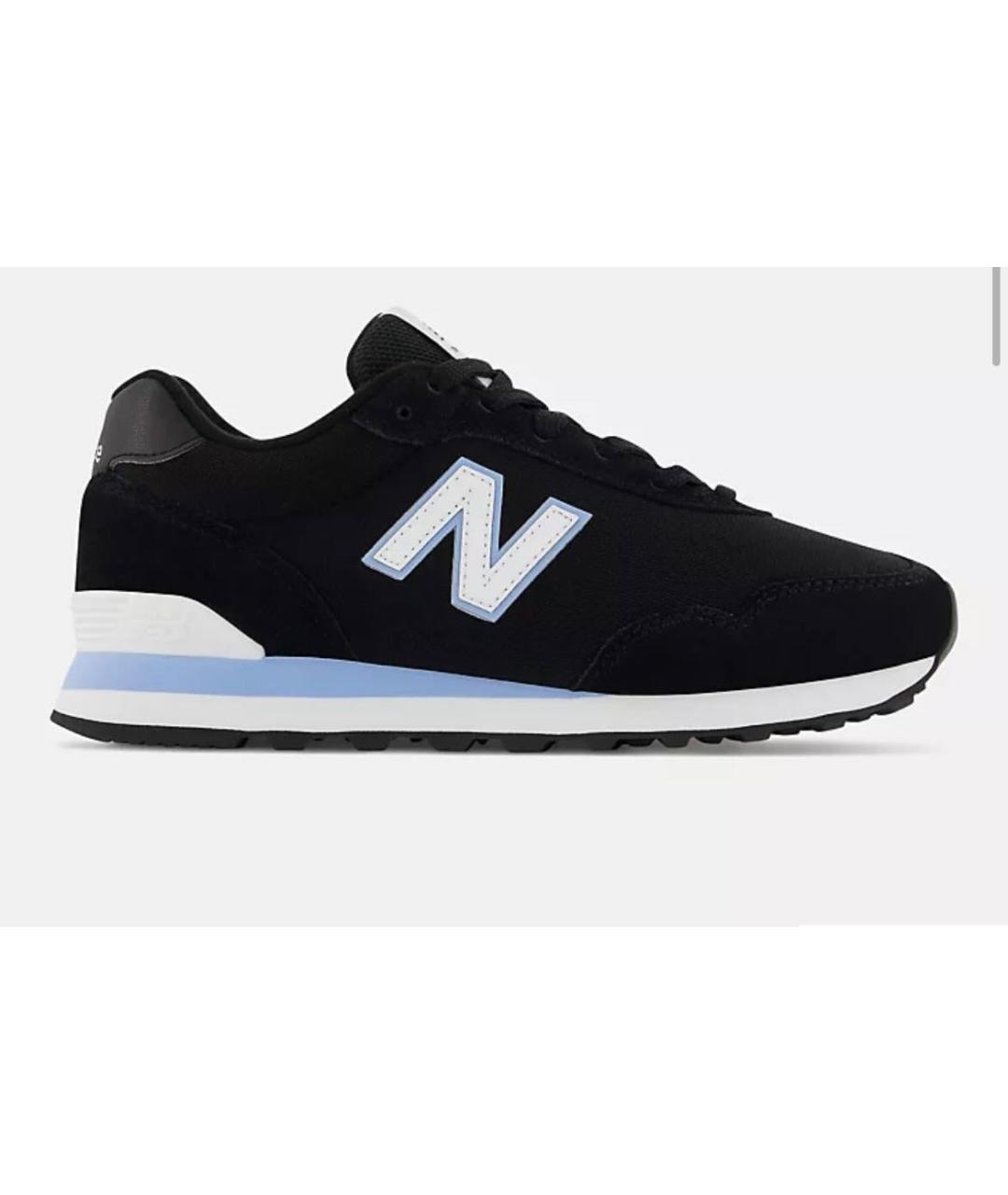 NEW BALANCE Черные нубуковые кроссовки, фото 3