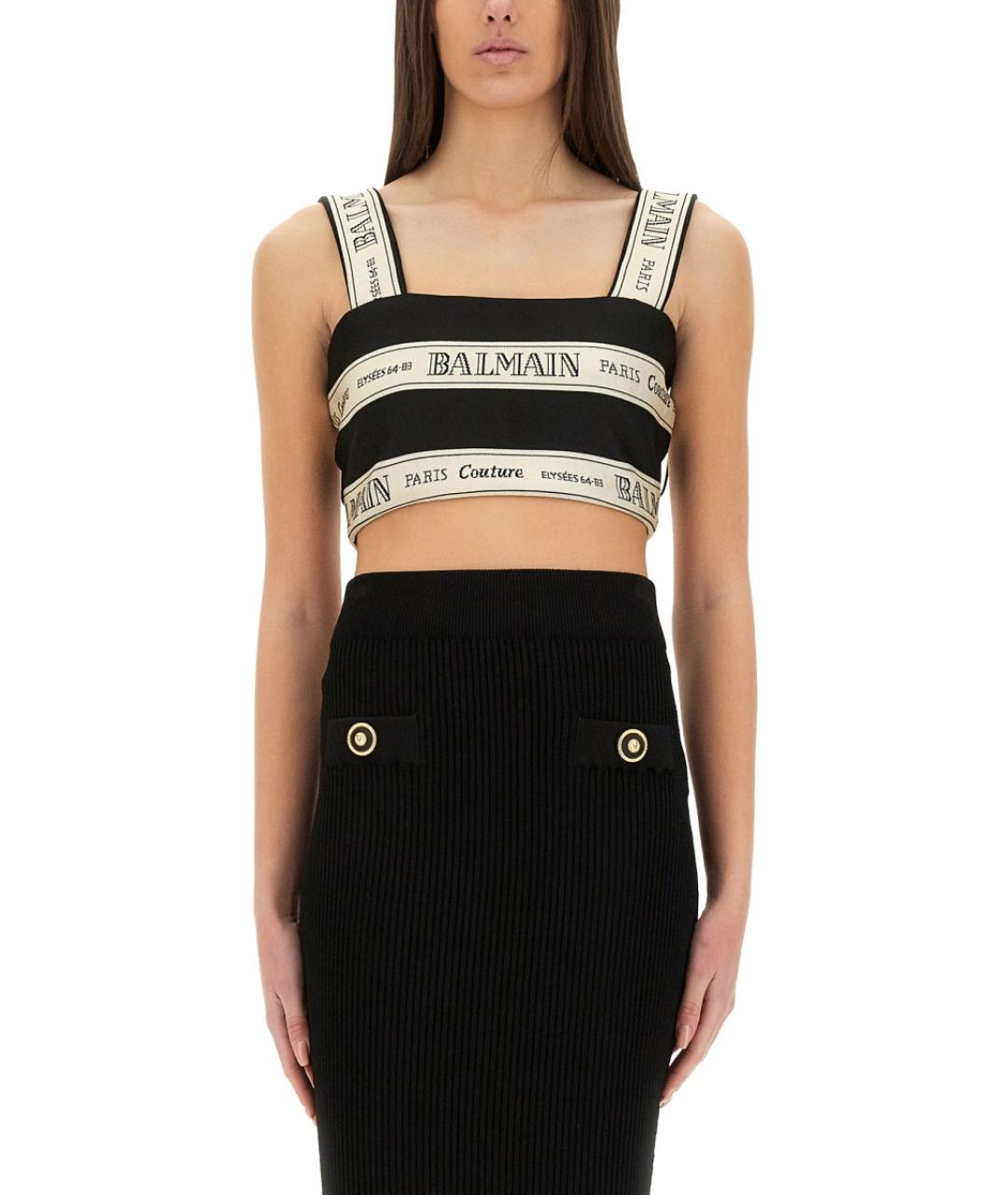 BALMAIN Мульти вискозная майка, фото 2