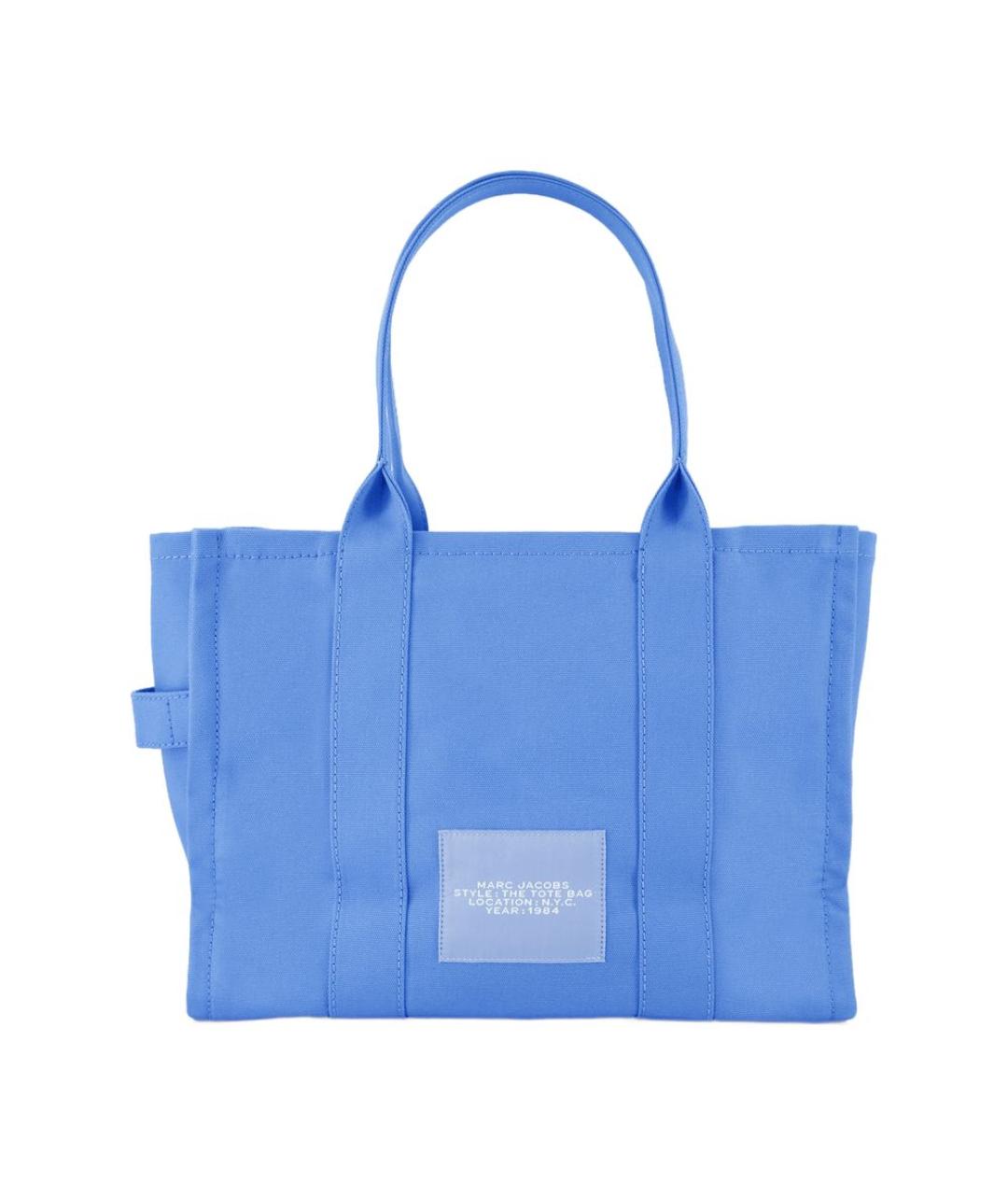 MARC JACOBS Синяя хлопковая сумка тоут, фото 3