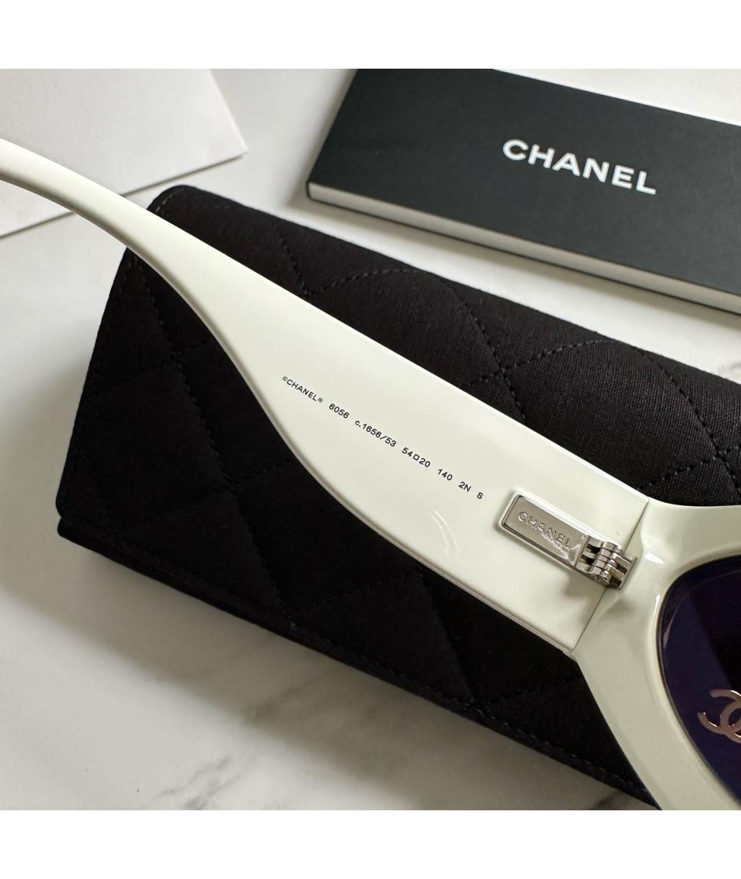 CHANEL Черные пластиковые солнцезащитные очки, фото 7