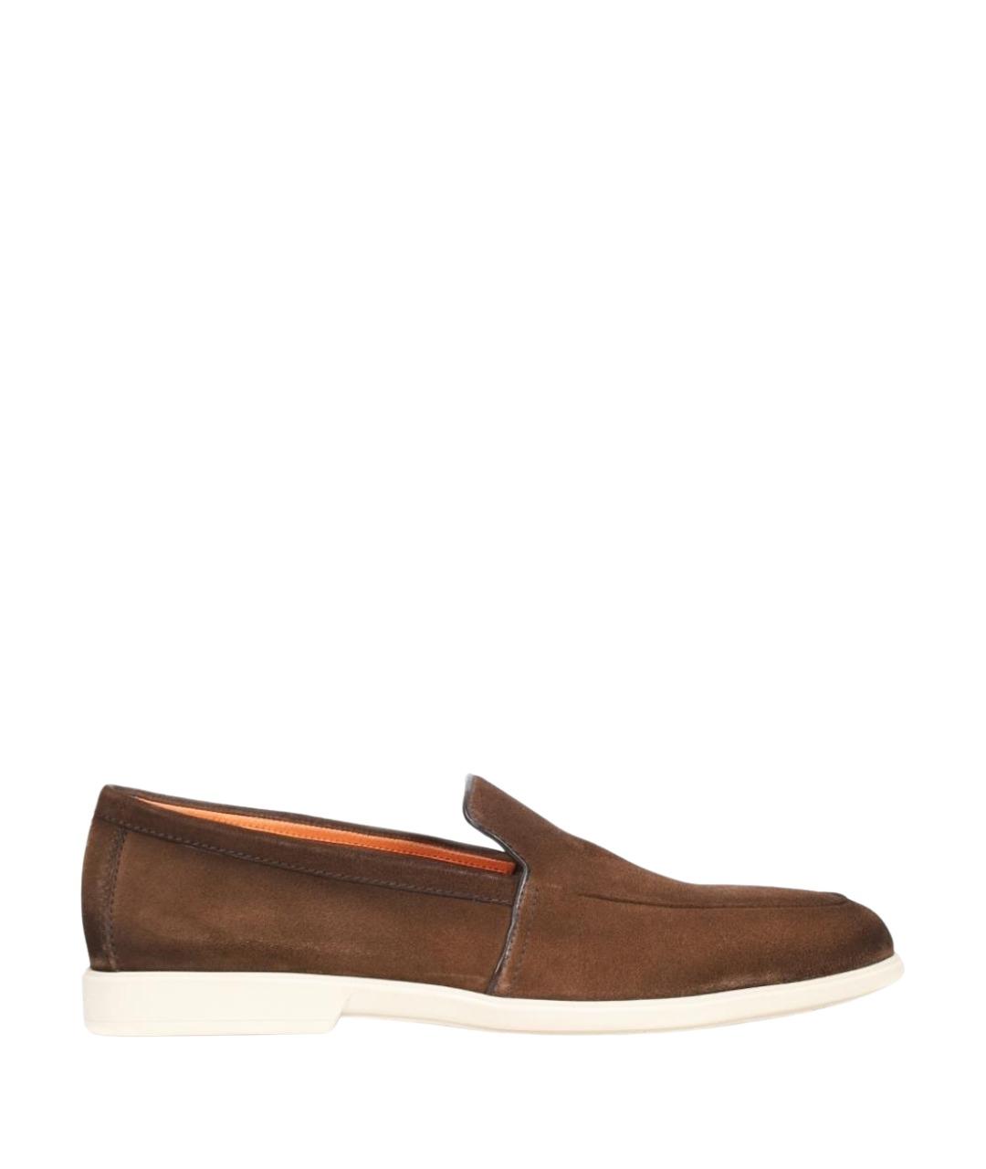 SANTONI Коричневые лоферы, фото 1