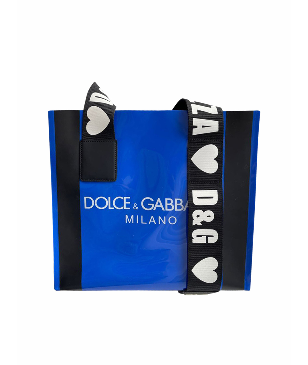 DOLCE&GABBANA Синяя сумка тоут, фото 1