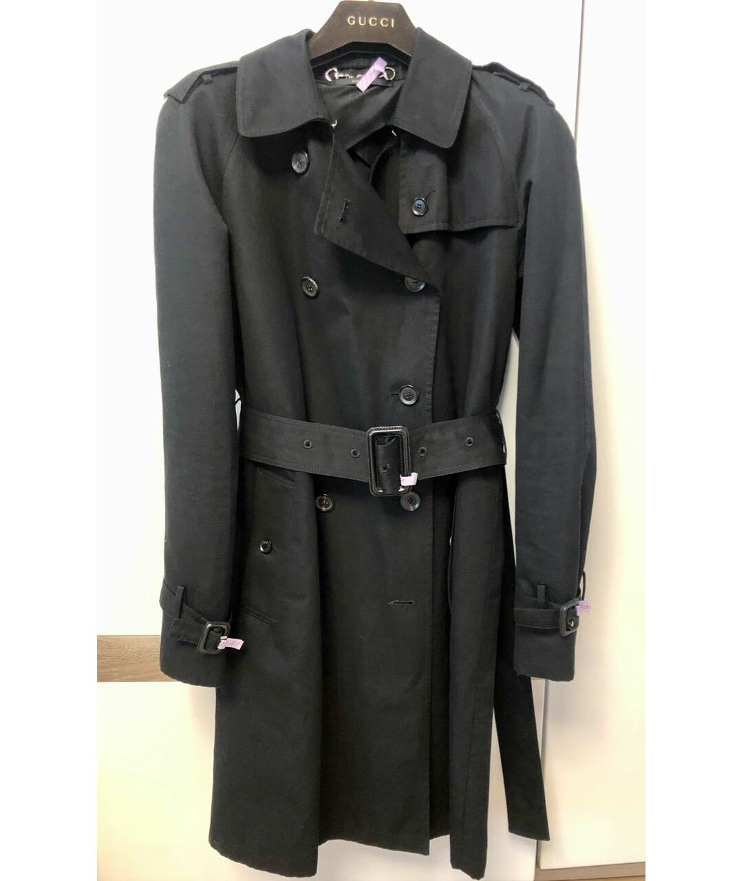 GUCCI Черный тренч/плащ, фото 9