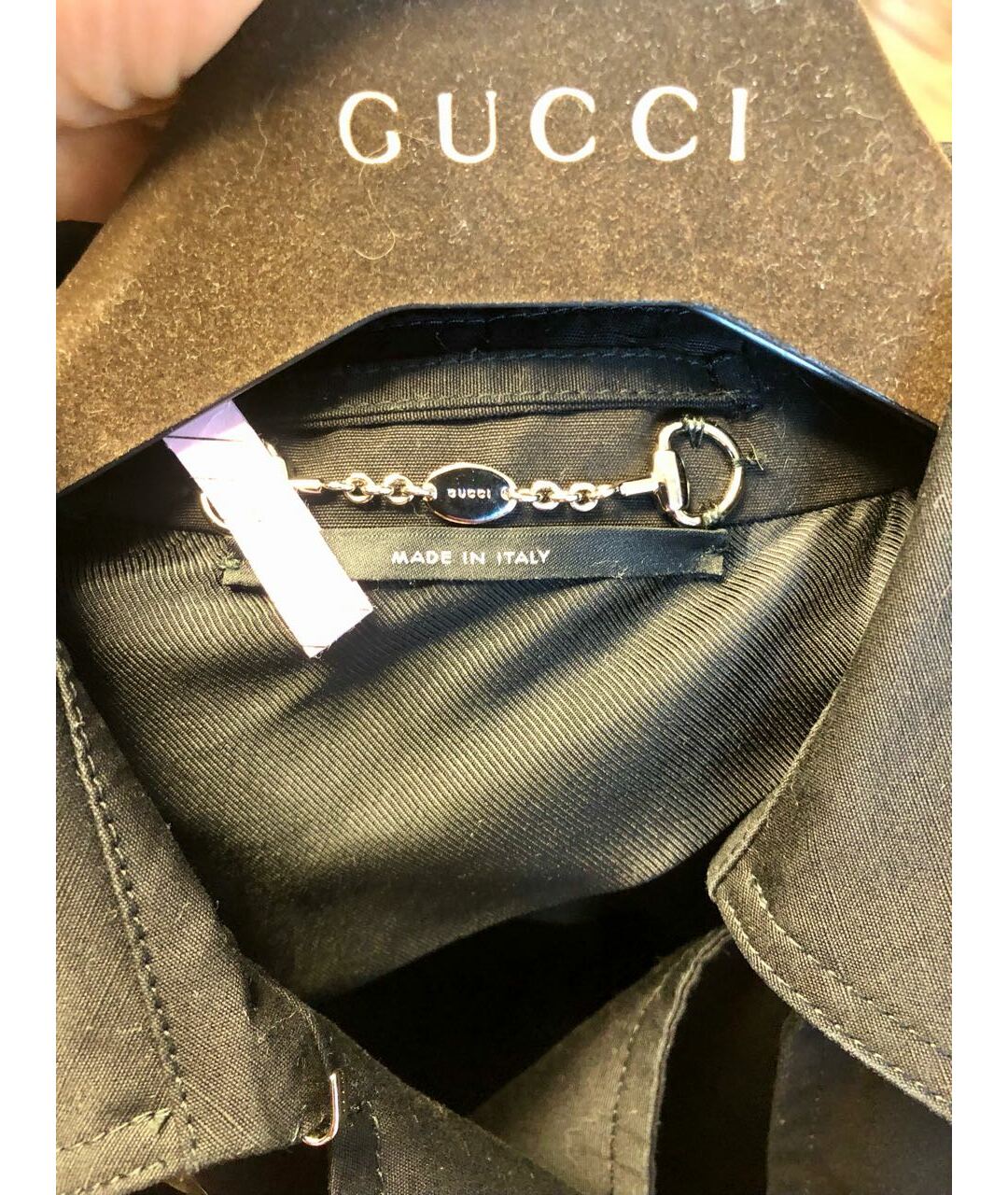 GUCCI Черный тренч/плащ, фото 4