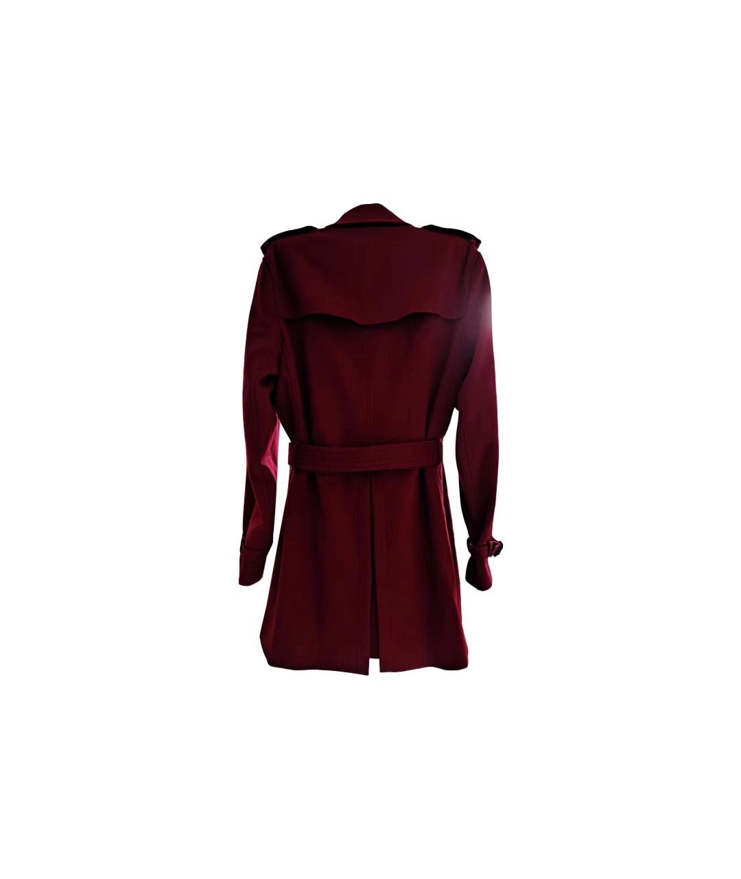 BURBERRY Красный тренч / плащ, фото 2