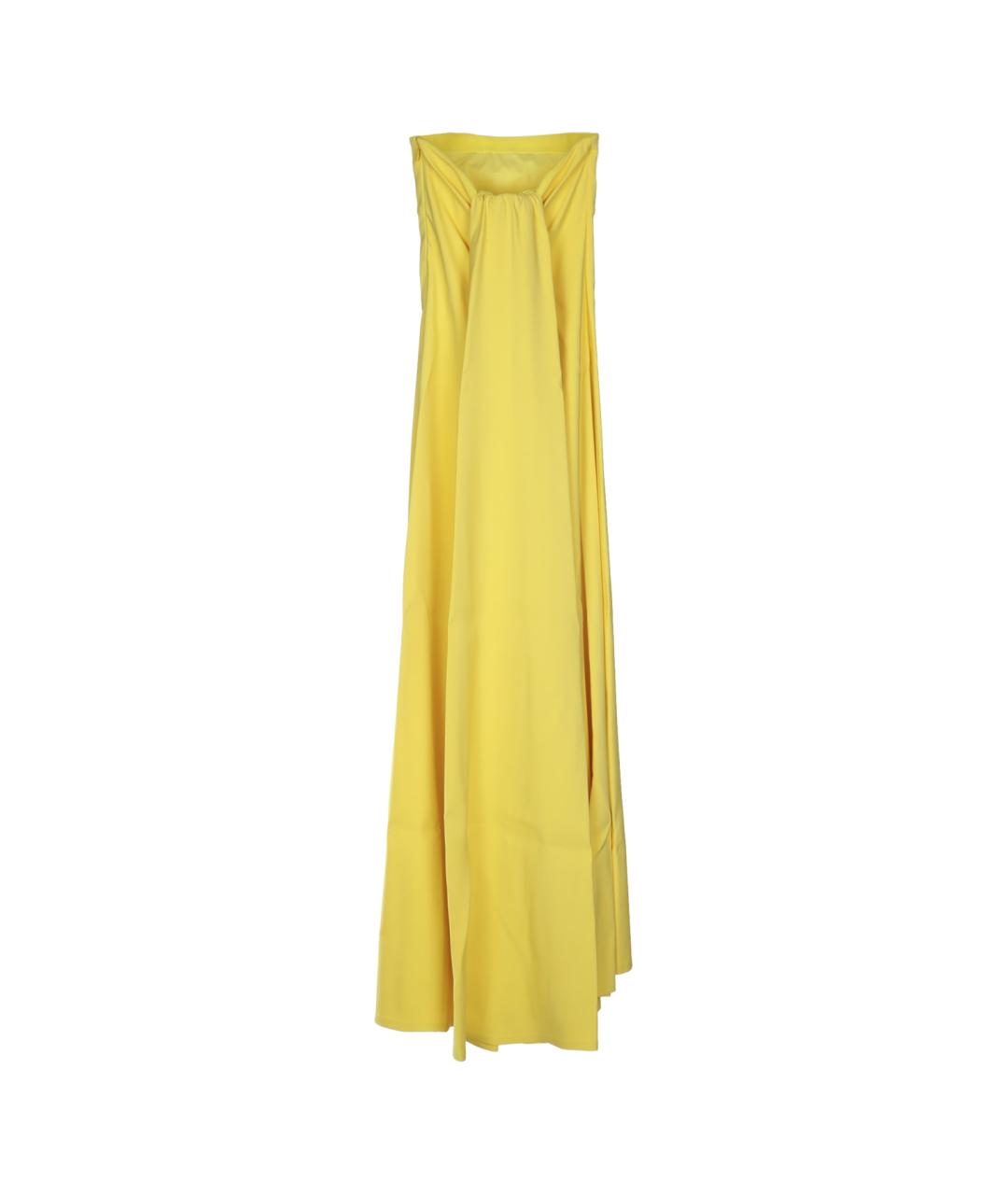 JACQUEMUS Желтое коктейльное платье, фото 2