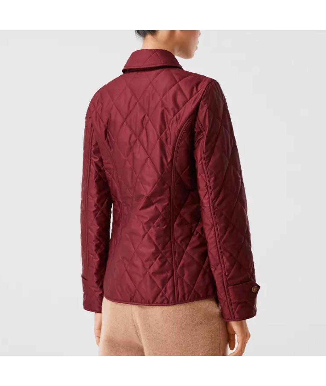 BURBERRY Бордовая куртка, фото 4