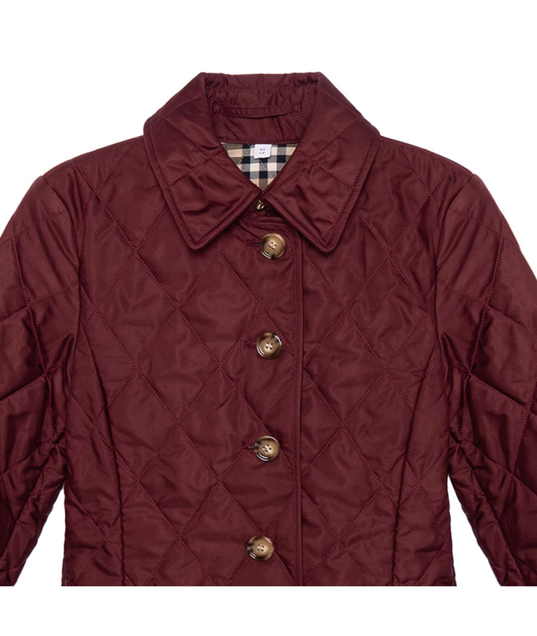 BURBERRY Бордовая куртка, фото 6