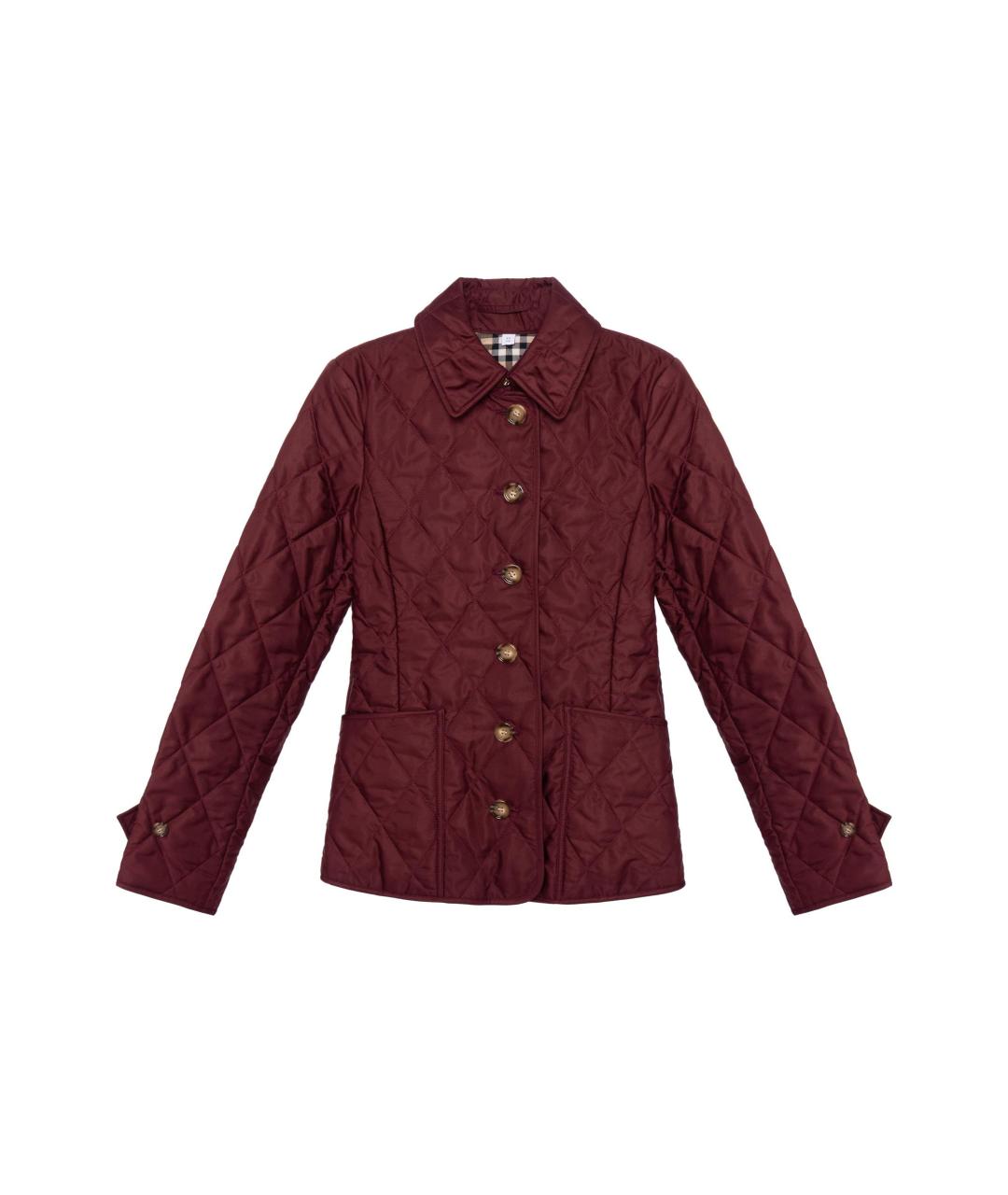 BURBERRY Бордовая куртка, фото 1