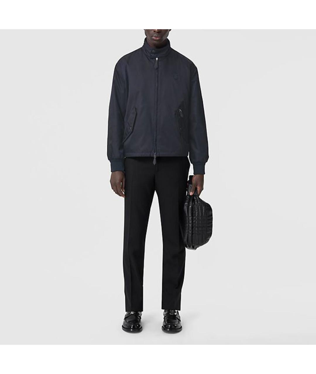 BURBERRY Темно-синяя куртка, фото 2