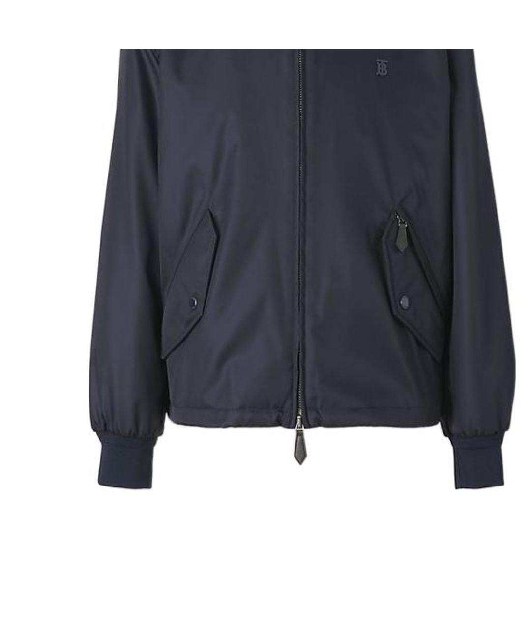 BURBERRY Темно-синяя куртка, фото 4