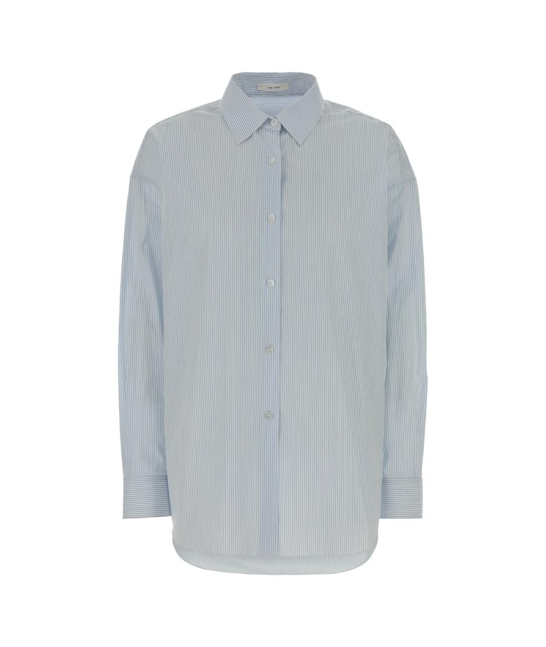 THE ROW Голубая хлопковая рубашка, фото 1