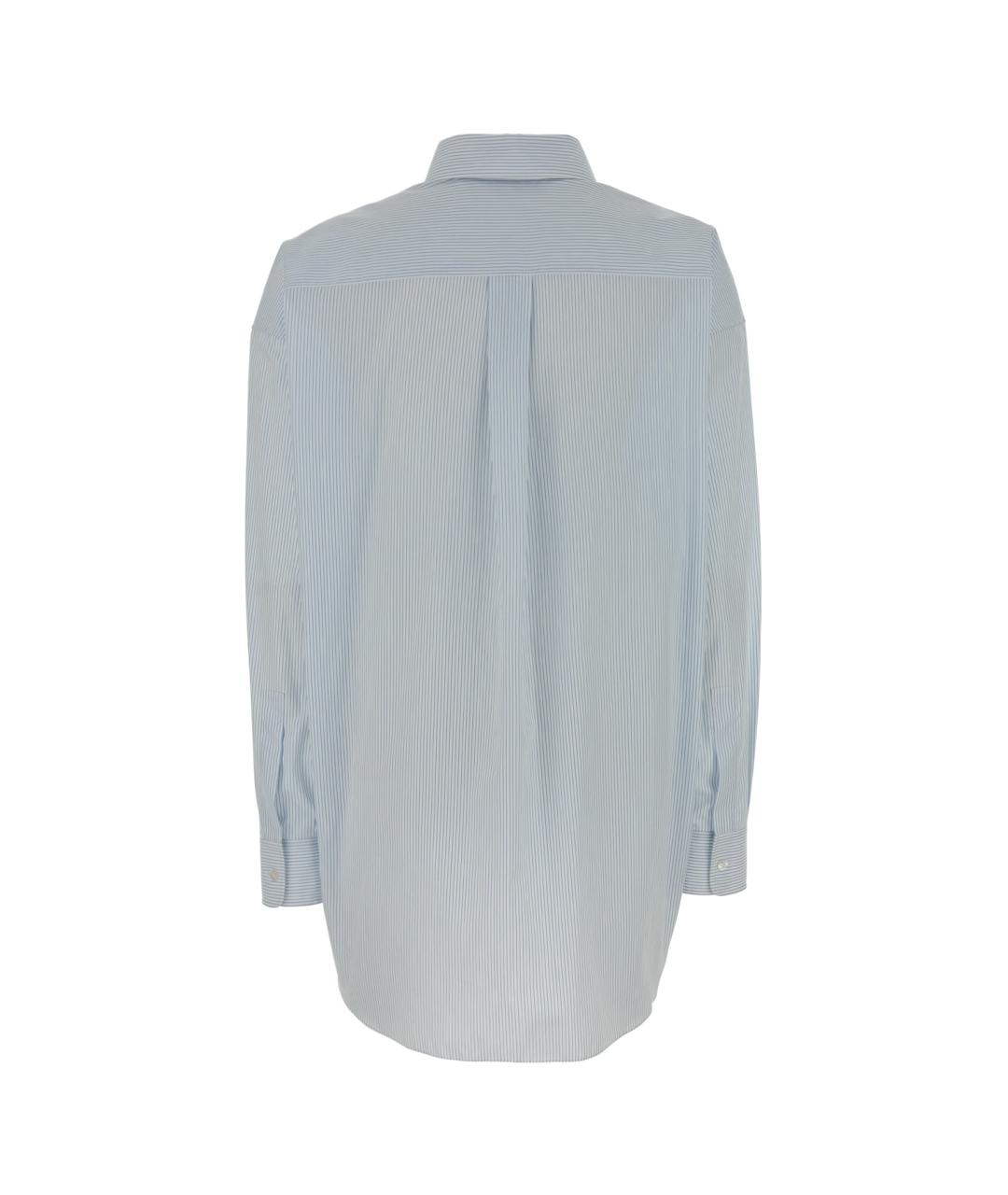 THE ROW Голубая хлопковая рубашка, фото 2