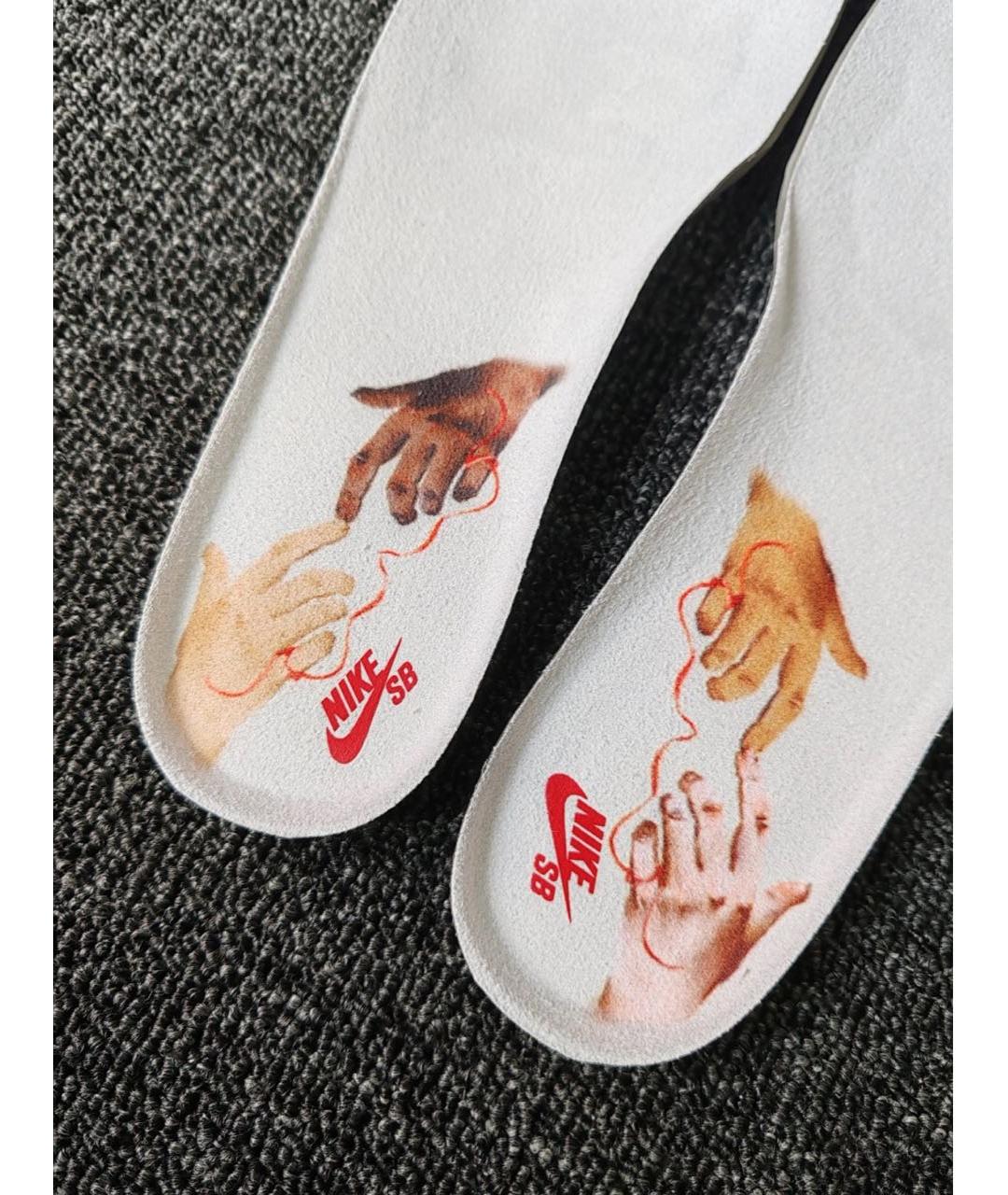 NIKE Бежевые текстильные кроссовки, фото 7