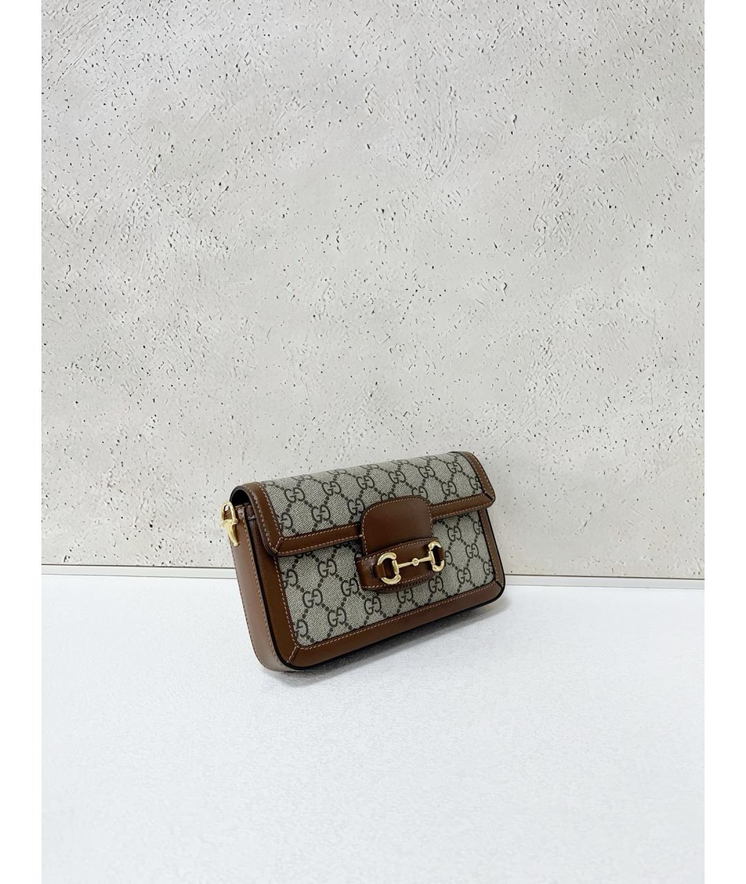 GUCCI Коричневая сумка через плечо, фото 3