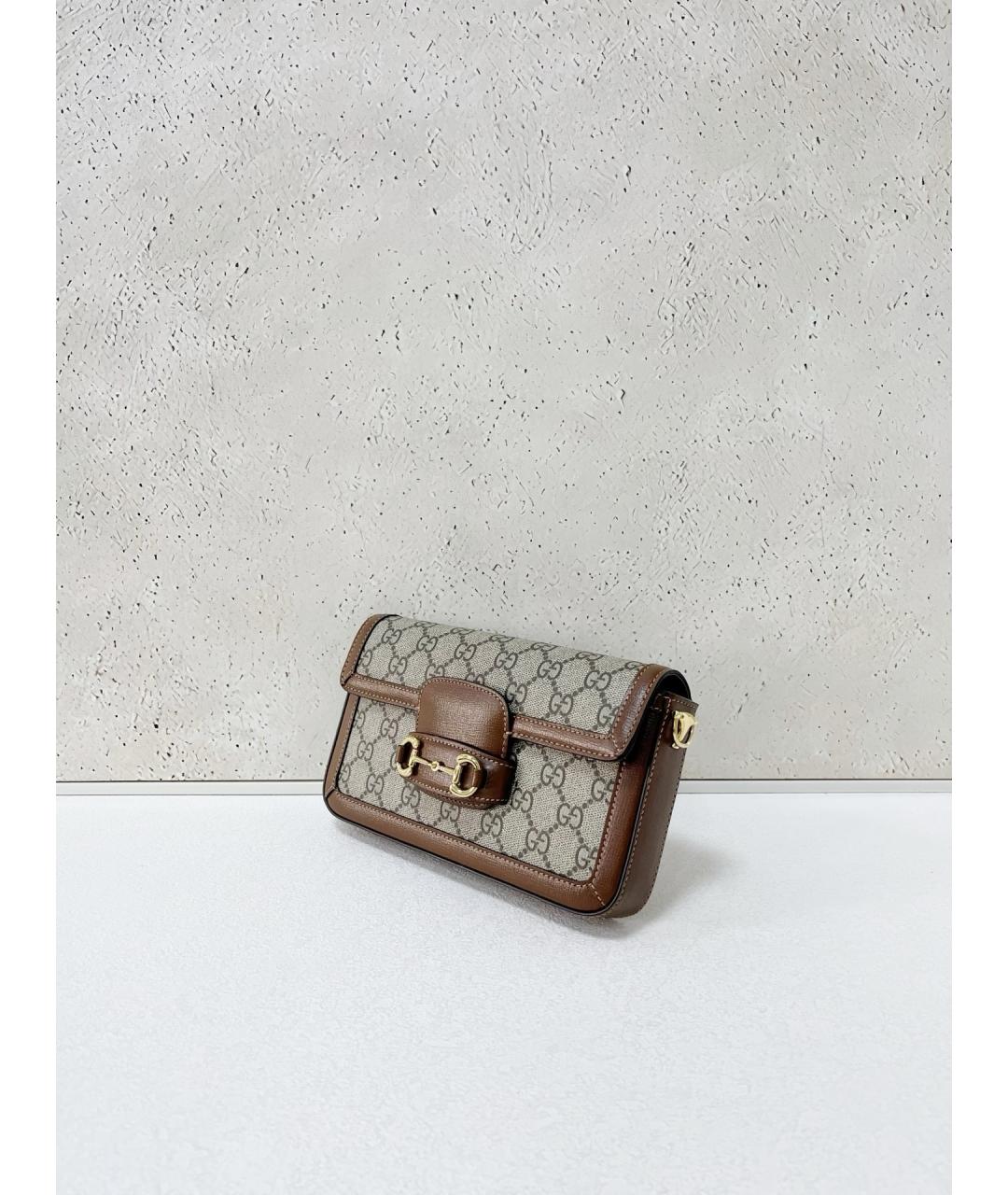 GUCCI Коричневая сумка через плечо, фото 4