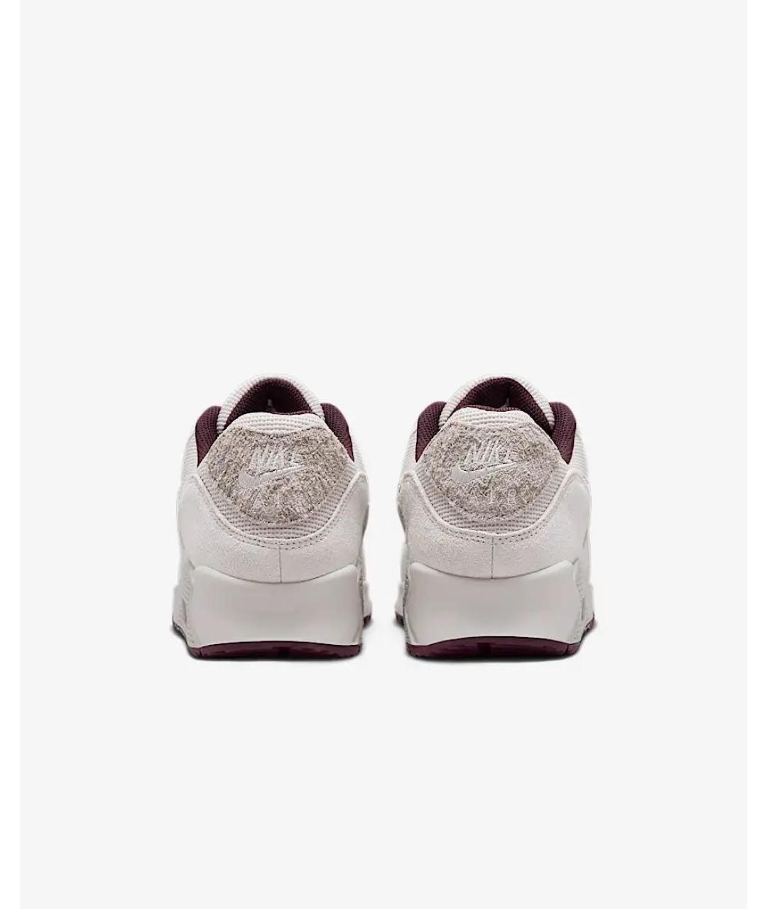 NIKE Бежевые замшевые низкие кроссовки / кеды, фото 4
