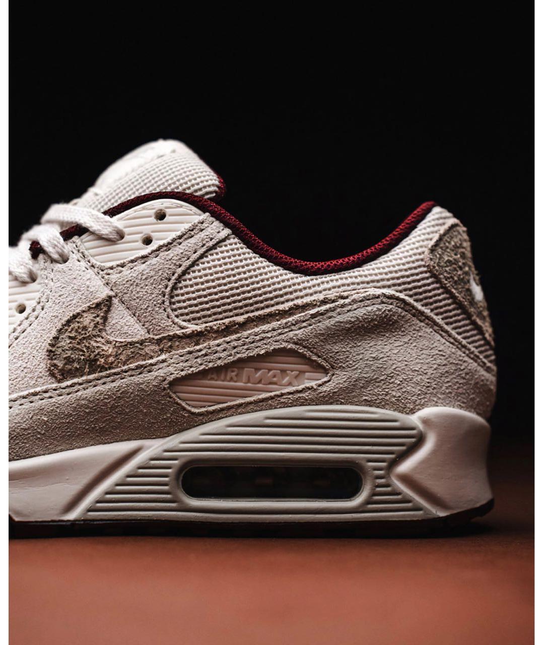 NIKE Бежевые замшевые низкие кроссовки / кеды, фото 8