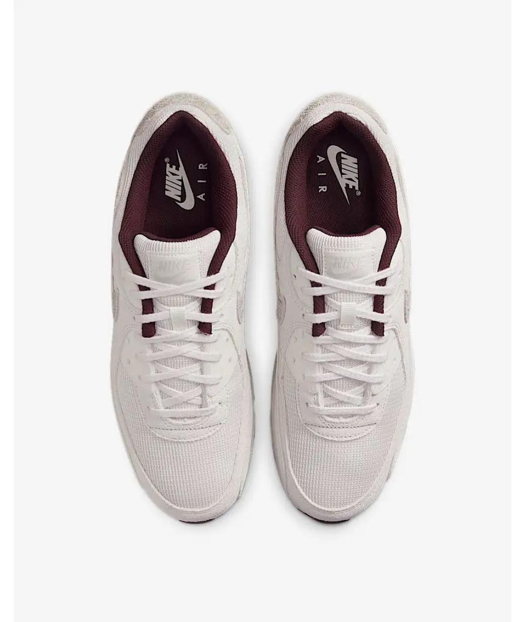 NIKE Бежевые замшевые низкие кроссовки / кеды, фото 3