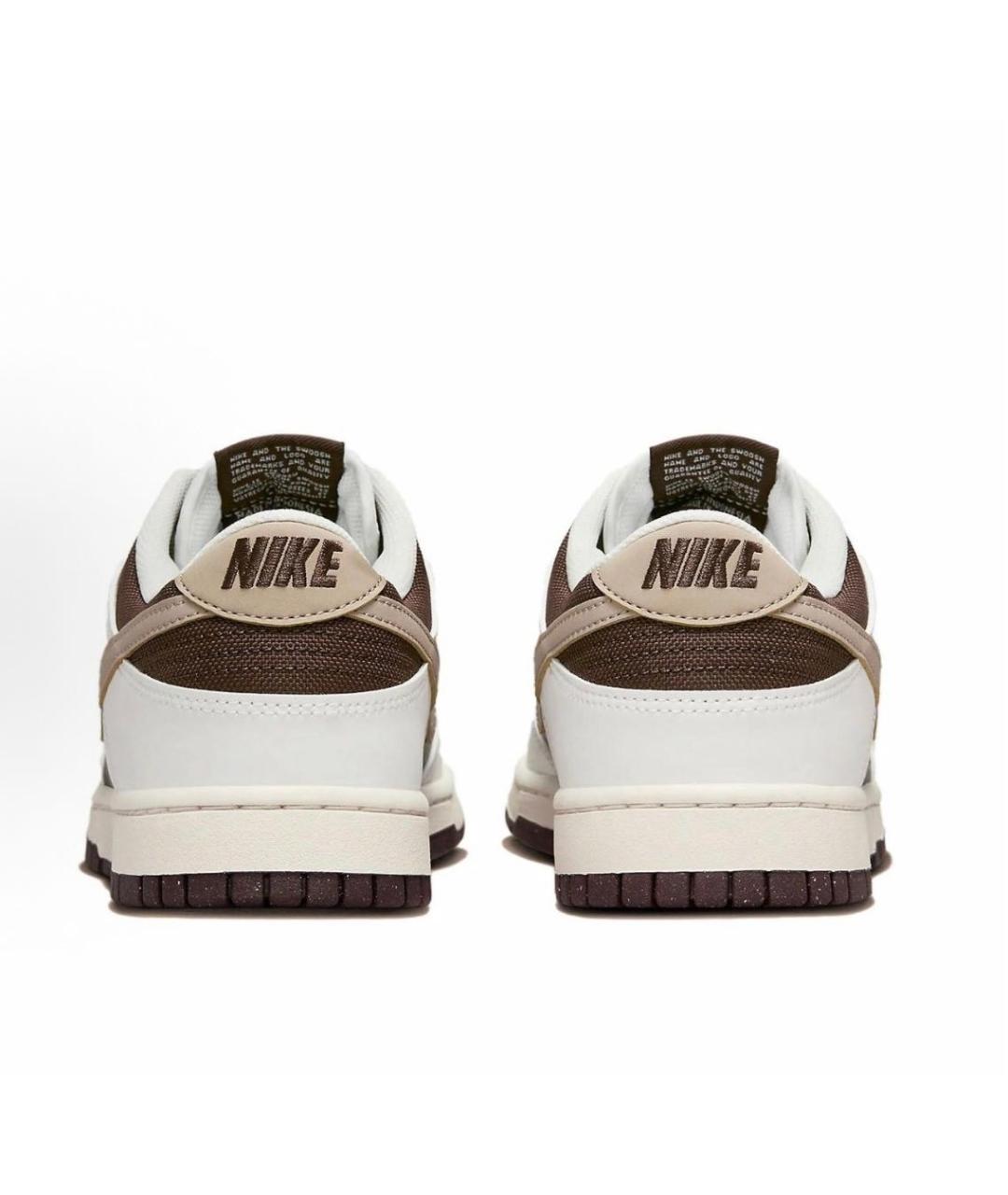 NIKE Коричневые кожаные кроссовки, фото 4