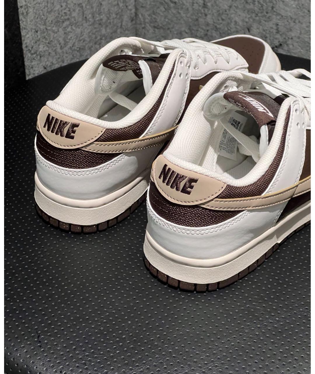 NIKE Коричневые кожаные кроссовки, фото 8