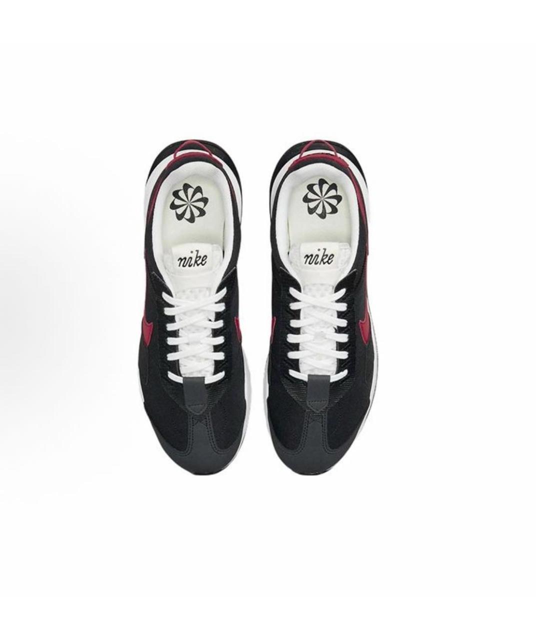 NIKE Черные текстильные низкие кроссовки / кеды, фото 3