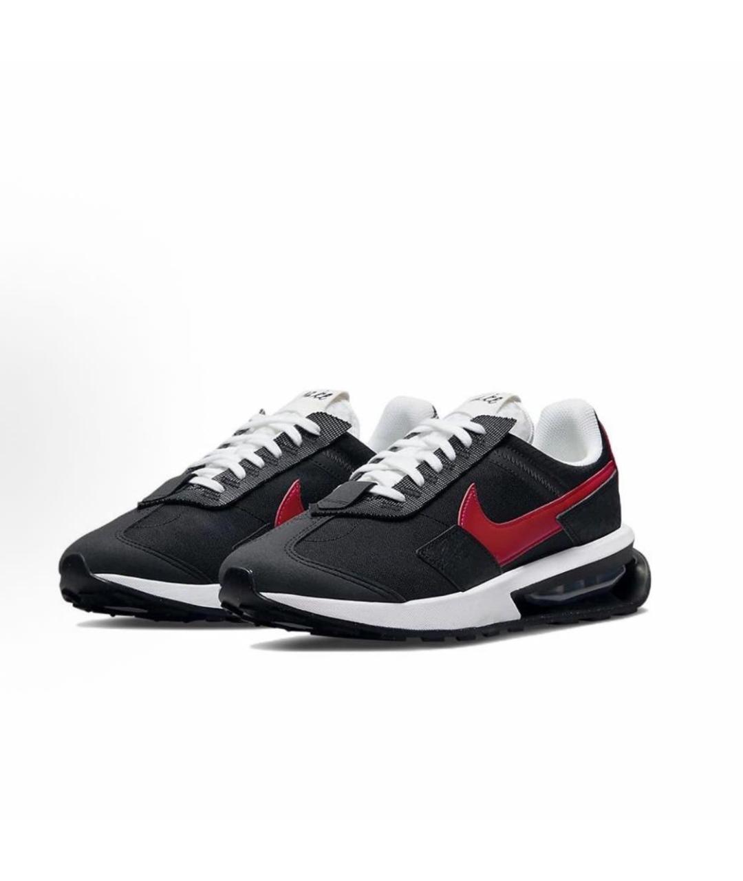 NIKE Черные текстильные низкие кроссовки / кеды, фото 2
