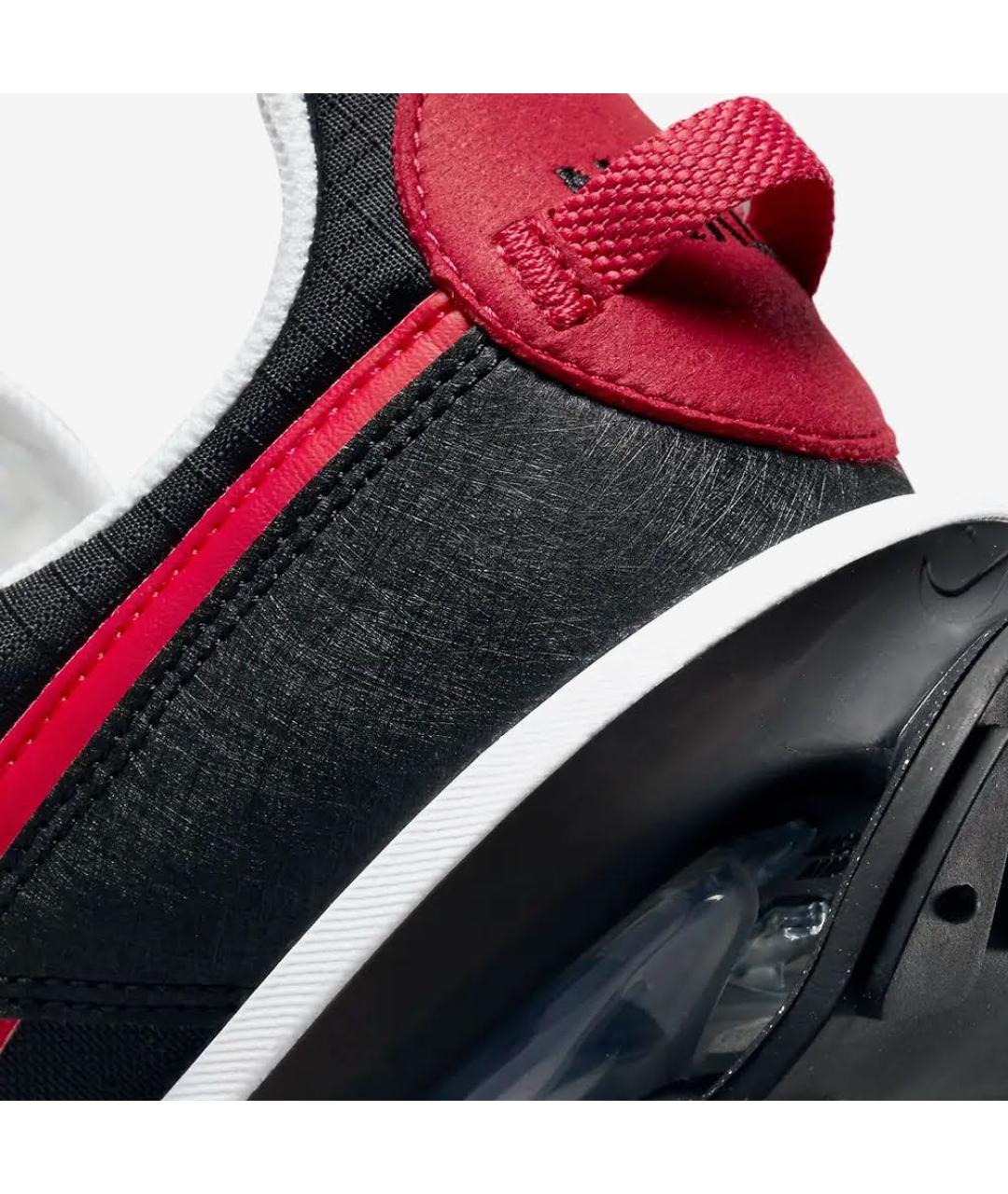 NIKE Черные текстильные низкие кроссовки / кеды, фото 6