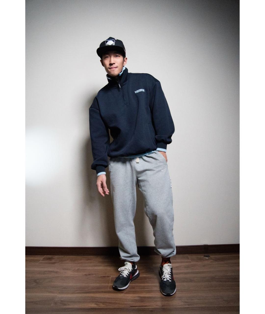 NIKE Черные текстильные низкие кроссовки / кеды, фото 7