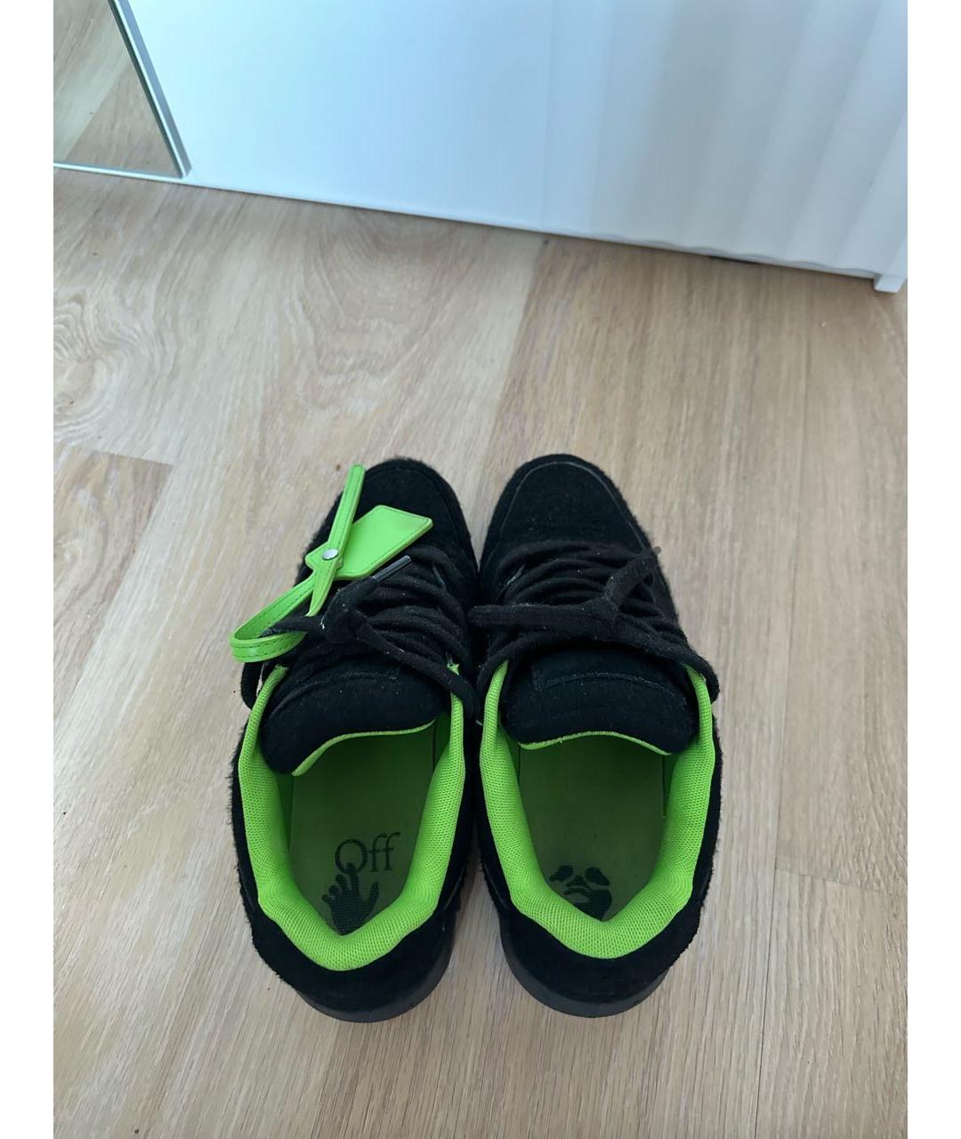 OFF-WHITE Черные кроссовки, фото 3