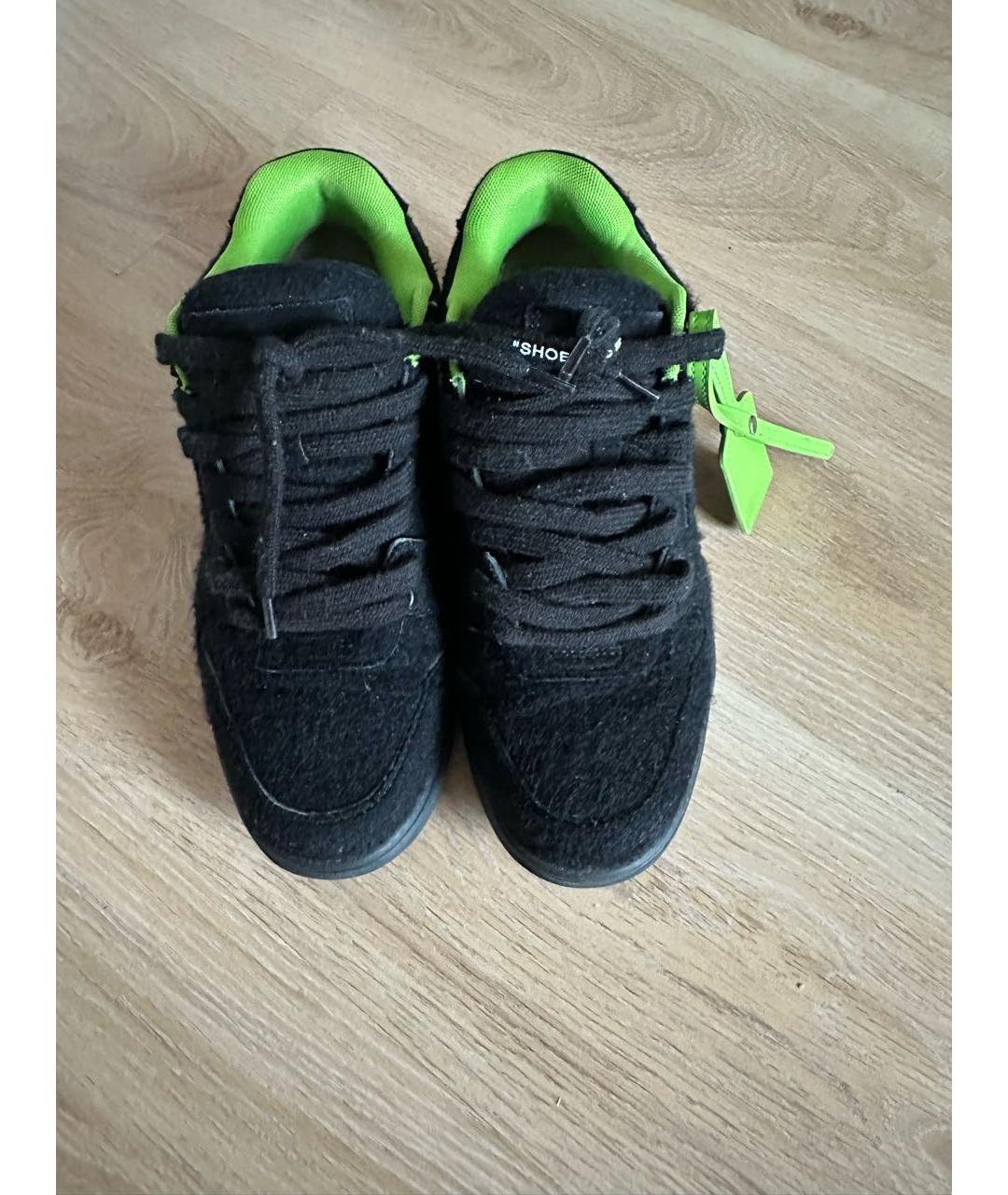 OFF-WHITE Черные кроссовки, фото 2