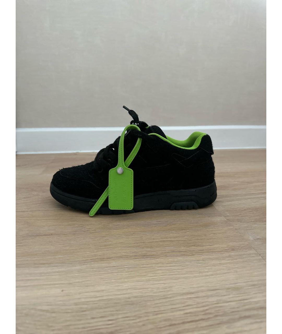 OFF-WHITE Черные кроссовки, фото 7