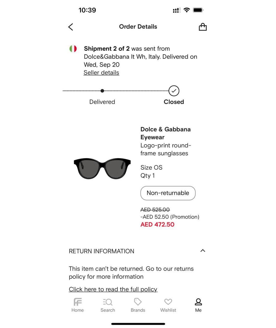 DOLCE&GABBANA Черные пластиковые солнцезащитные очки, фото 7