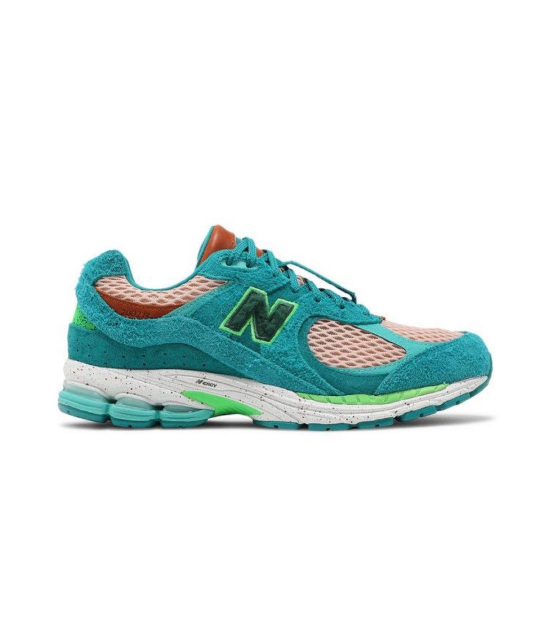 NEW BALANCE Зеленые замшевые низкие кроссовки / кеды, фото 1