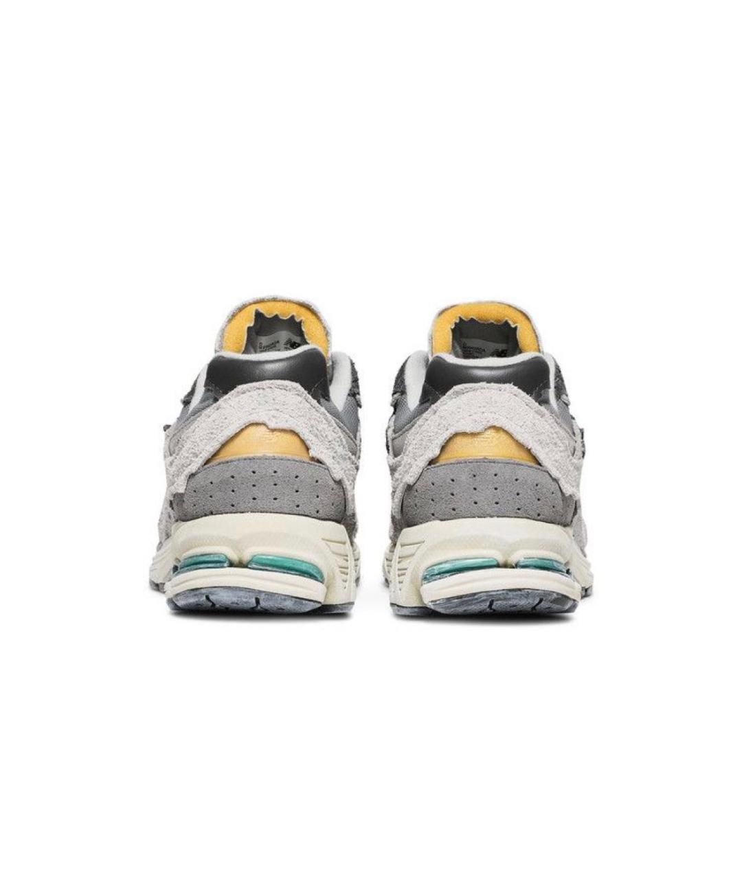 NEW BALANCE Серые замшевые низкие кроссовки / кеды, фото 5