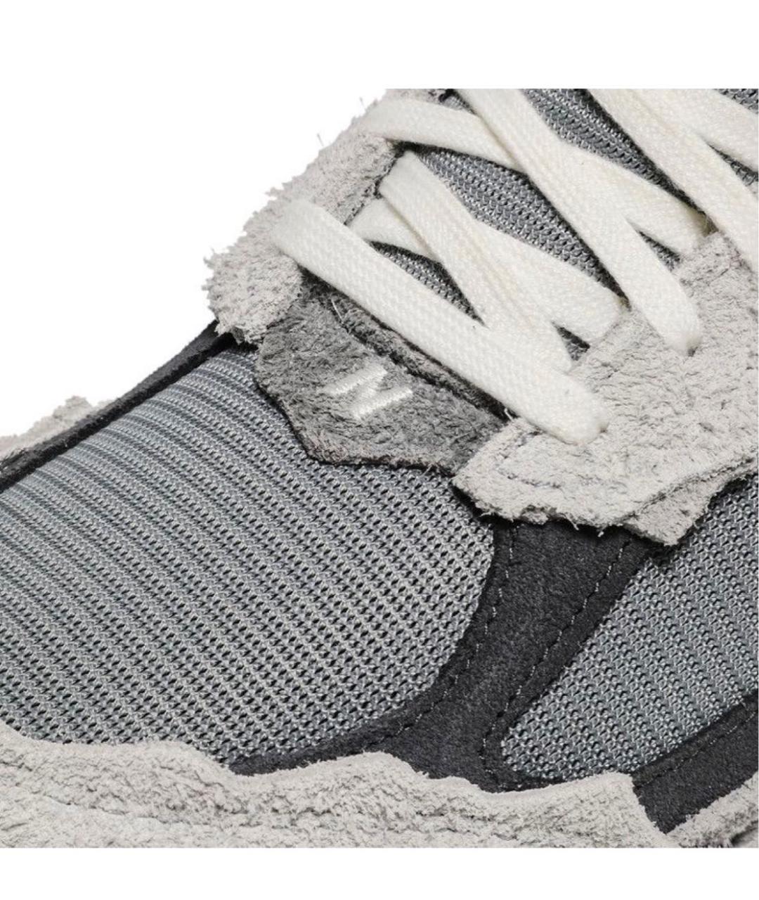 NEW BALANCE Серые замшевые низкие кроссовки / кеды, фото 3