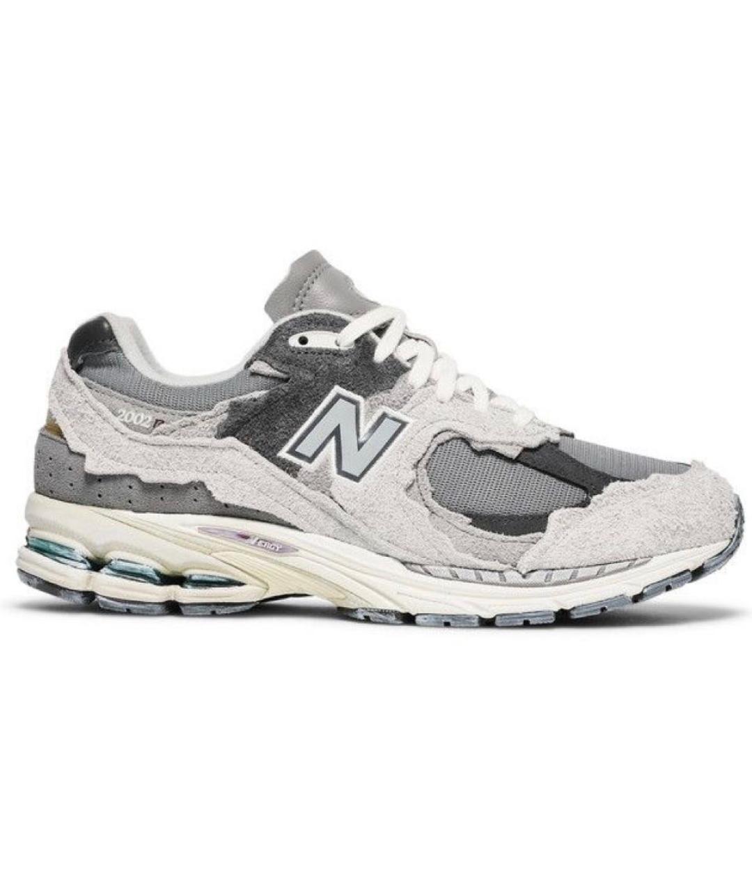 NEW BALANCE Серые замшевые низкие кроссовки / кеды, фото 8