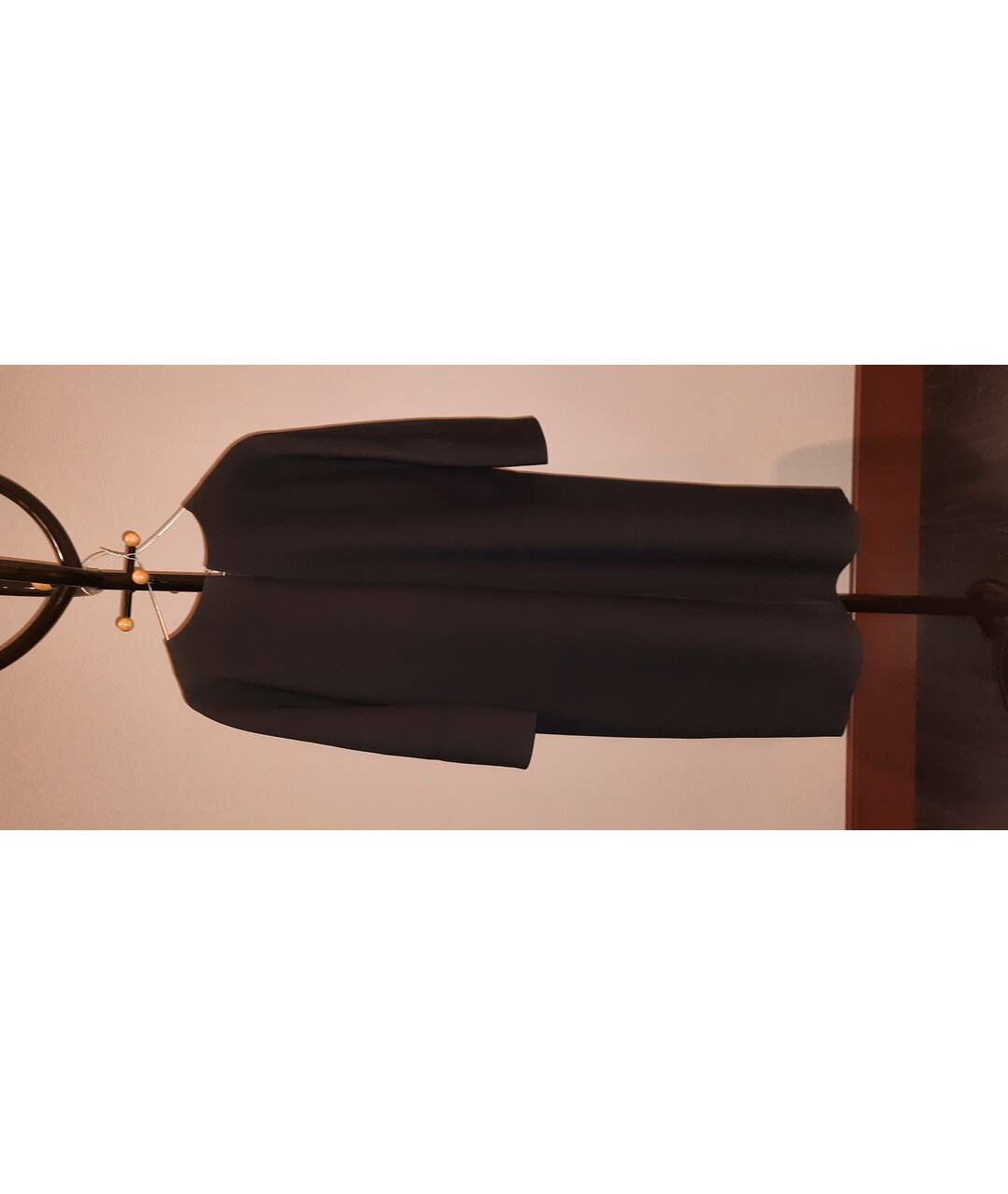 VICTORIA BECKHAM Черное вискозное коктейльное платье, фото 2