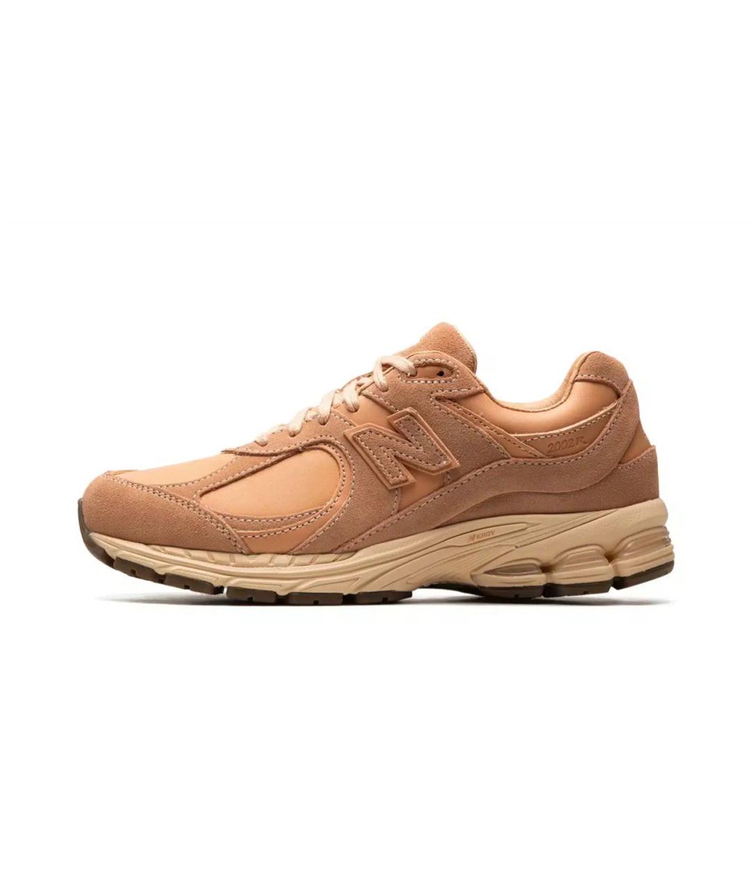 NEW BALANCE Коралловые кожаные низкие кроссовки / кеды, фото 1