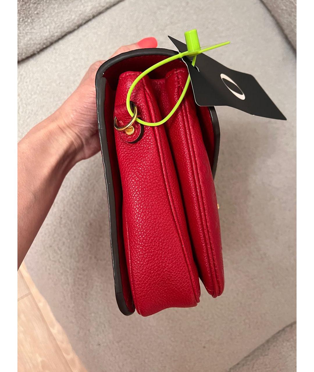 LOUIS VUITTON Фуксия кожаная сумка через плечо, фото 8